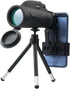 Generic 80x100 Monocular Telescope for Adults High Powered, Monocular for Adults, Compact Low Light Vision