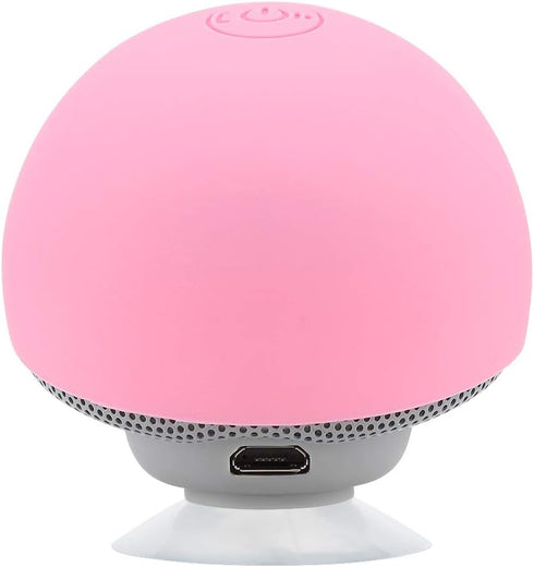 Tangxi Bluetooth3.0 Speaker, Mini Portable Mushroom Speaker, Noise Reduction Subwoofer with Suction Cup Function