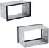 Billowvolve Universal Double DIN Car Stereo Cage,with Metal Frame, Car Radio Fitting Kit,for DVD Players, ISO, CD, GPS
