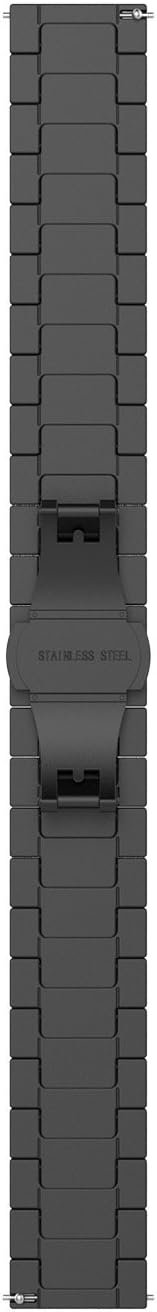 Watch Band Compatible for MorePro HM08 Fitness Tracker, Adjustable Replacement Metal Strap for Smartwatch