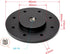 FEICHAO 1/4 3/8 inch (D80 3/8 Shoe Mount Plate Wall Mount Thread Tripod Adapter Holder for Magic Arm Monitor Light