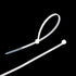 Star 8 inches 30 lb Ties,100 (2.5mm200mm Test Heavy Duty Nylon Cable PCS Zip Ties White)