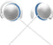 Clip On Earphones, Over-Ear Running Stereophone Headphones for Workout, Exercise, Gym, Compatible with iPhone, Android