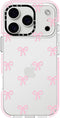 Dumkery Cute Phone Case Compatible with iPhone 17 Pro Case, Bow Aesthetic Pattern,