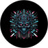 PopSockets Standard PopGrip - Cyberpunk Robotic Skull Cyborg Streetwear Heavy Metal Band