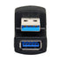 chenyang USB 3.0 Extender Adapter 2 Pack, 180 Degree Angled Male to Female Data Transfer Charging Adapter