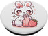Cute Japanese Kawaii Style Bunny Drinking Strawberry Milk - PopSockets Standard PopGrip