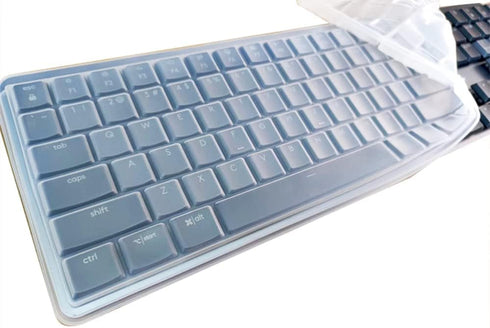 Silicone Keyboard Skin for Logitech MX Mechanical Wireless Full Size Keyboard, Clear (Not for Mini/Keys Advanced/Craft)