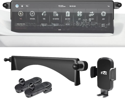 FICS Phone Holder Customized for Genesis GV80, Genesis GV80 Accessories, Phone Mount
