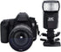 JJC Standard Hot Shoe Adapter with Extra PC Sync Connection Port for Cameras and Off-Camera Flash