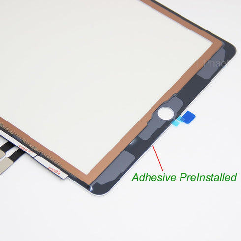 White Touch Screen Digitizer Repair Kit for iPad 9.7" 2018 A1893 A1954 Front Glass Replacement