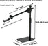 HVAYING Overhead Phone and Camera Mount Stand for YouTube Live Video Cooking Makeup and Crafts - Compatible with iPhone