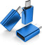 Basesailor USB C to USB Adapter 3 Pack, USBC Male to USB A 3.0 Female OTG Adapter for iPhone 16 15 Max, MacBook, Samsung
