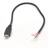 5PCS Micro USB Cable 2 Wire Pigtail Cable, Micro USB Male to Open-end, 30cm 12inch 22AWG 5V 3A DIY Power Charge Cable