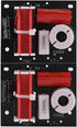 Zerone 2Pcs Speaker Frequency Divider Board, 2 Way Treble/Bass Hi-Fi Audio Crossover Filter DIY Module