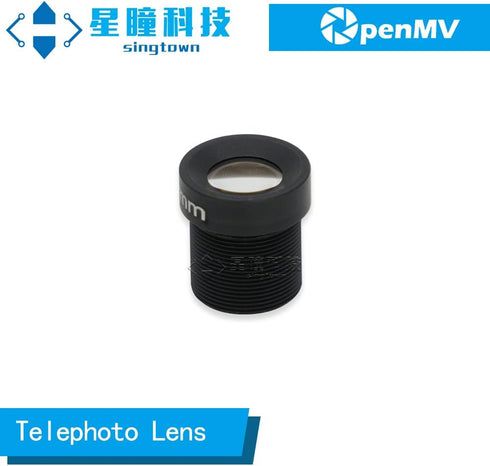 SingTown Telephoto Lens M12 12mm - 4x Zoom, F2.0 Aperture for OpenMV Cam H7 / H7 Plus / M7