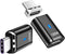 USB C Magnetic Adapter (Straight 2 Packs), USB2.0 Type C Connector with PD 120W Charge