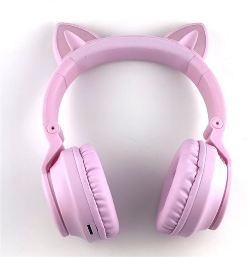 Cat Ear Bluetooth Headphones, Toddlers Kids Wireless Headphones for Boys and Girls, Compatible with Amazon Fire