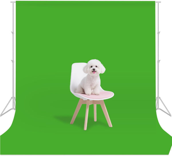 LYLYCTY Green Screen Photo Backdrop, Chroma Key Background for Photography, Live Streaming, Zoom