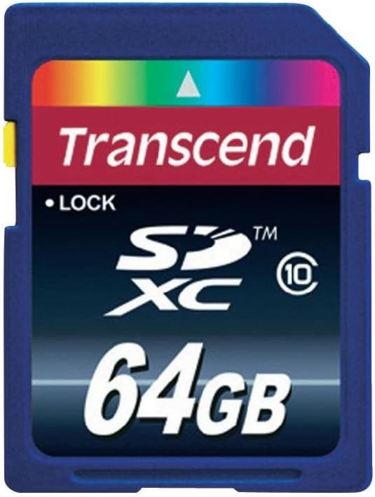 Transcend 64GB Secure Digital SDXC UHS-I Memory Card, Compatible with Nikon Coolpix S3700 Digital Camera, Class 10, U1, 100MB/s, 300 Series