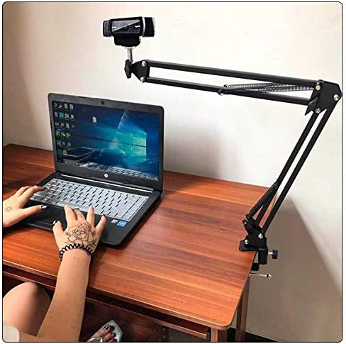 AceTaken 2in1 C920 C920s C922x C930e C925e Webcam Stand Kit, Wall Mount and Clamp Arm Holder for Logitech Brio