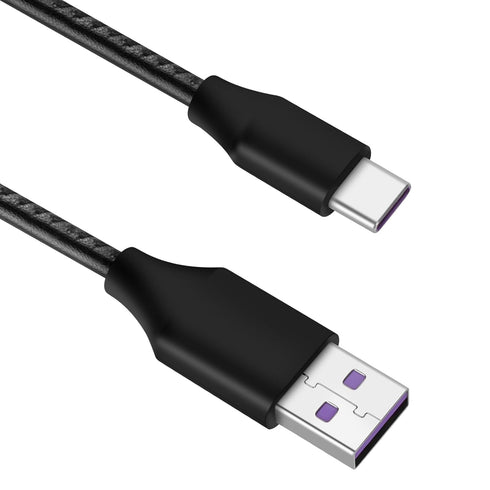 GEEKRIA USB Headphones Vegan Leather Short Charger Cable Compatible with Sony WH-1000XM5 WH-1000XM4 WH-ULT900N WH-XB920N WH-XB910N Charger, USB to USB-C Replacement Power Charging Cord (1ft/30cm)