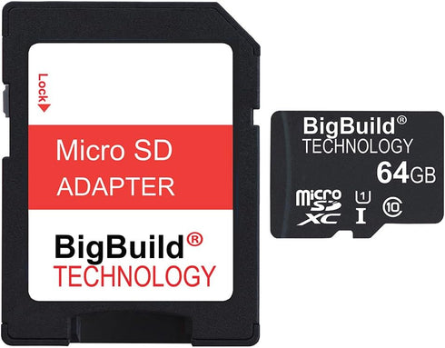 BigBuild Technology 64GB Ultra Fast 80MB/s Micro SDXC Memory Card for Samsung Galaxy A04,