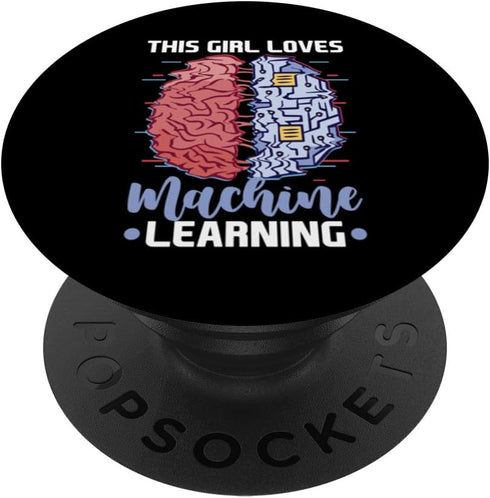 AI Robotics Computer Science Python Models PopSockets Standard PopGrip for Tech Enthusiasts