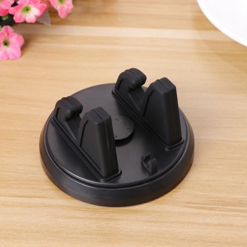 Hemobllo 360 Car Phone Holder Dashboard Mount Rotatable Silicone Cell Phone Stand for Car Navigation Horizontal