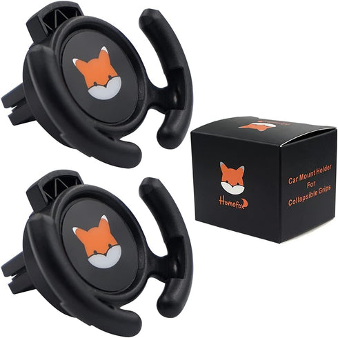 Car Vent Mount Holder 2 Pack, Compatible with Popsocket, Car Mount for Pop Socket Grips with Secure AC Vent Clip
