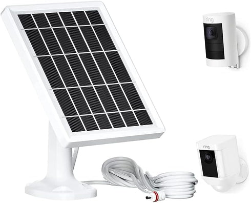 Solar Panel for Ring Camera, Charger Compatible with Ring Stick Up Cam Battery & Spotlight Cam Battery/Plus/Pro