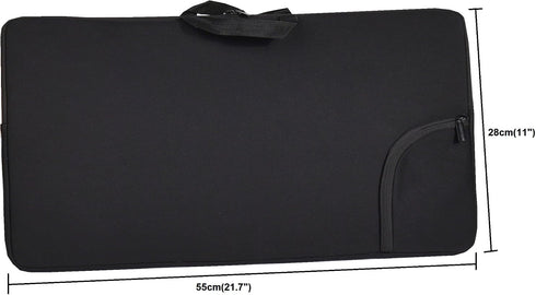 Portable Neoprene Keyboard and Mouse Case Bag, Shockproof Dustproof for Logitech MK570/MK550 Wireless Wave K350 Combo