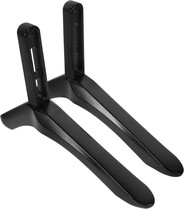 Uonlytech TV Stand Base Pedestal with Screws Black Tabletop TV Holder Support Bracket
