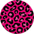 Cheetah Like Animal Leopard Pattern Print Black Pink PopSockets Standard PopGrip