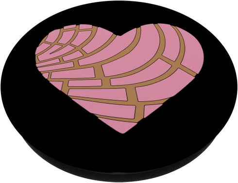Concha Heart Pan Dulce Mexican Mexicana Mexico Guey Mex PopSockets Swappable PopGrip