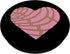 Concha Heart Pan Dulce Mexican Mexicana Mexico Guey Mex PopSockets Swappable PopGrip