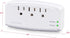 CyberPower CSB300W Essential Surge Protector, 900J/125V, 3 Outlets, Wall Tap