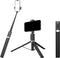 CAMBOFOTO Selfie Stick Tripod,Compact Stand Stable, 360 Rotating Head, 2-in-1 Design for Selfies