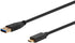 Monoprice USB 3.0 Type-C to Type-A Cable - 6 Feet - Black for Nintendo Switch, Samsung Galaxy S10 S9 S8 Note, Android