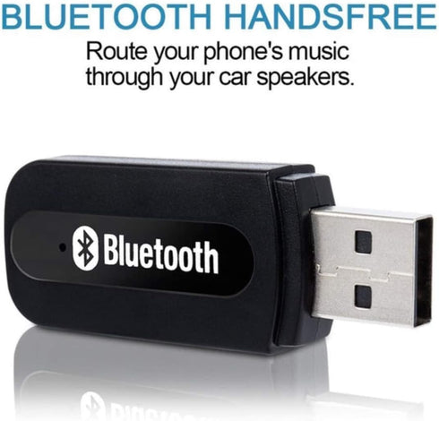 ECOMGEAR? USB Bluetooth Audio Music Receiver Adapter for PC Speaker Phones 3.5mm Stereo+ABEL Cable Tie