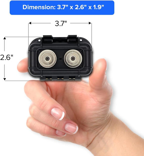 Family1st Weatherproof Magnetic Case for GPS Tracker Device for Vehicles, AirTag, Key Holder Under Vehicles