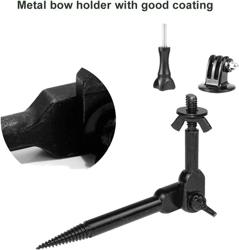 Trail Camera Mount, 2 Pieces Kit with 1/4"-20 Screw for Game Camera, Tree Mount