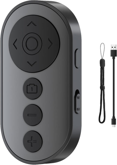 VYVIYON Wireless Camera Remote with Zoom/Camera Switch for Photo and Vlogging Compatible with