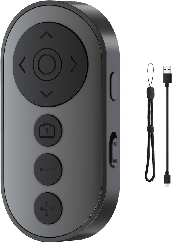 VYVIYON Wireless Camera Remote with Zoom/Camera Switch for Photo and Vlogging Compatible with