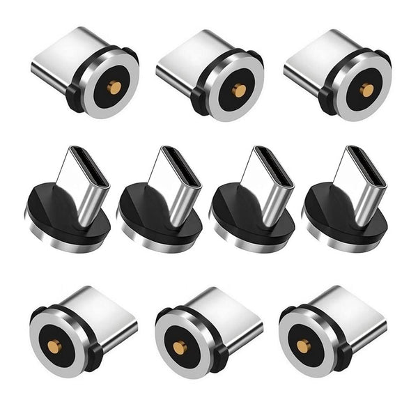 Magnetic Charging Series (Type-C Tips) - 10pc, Just Charger Tips without USB Cable & Non-Data