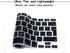 HRH Spanish Silicone Keyboard Cover for MacBook Air 13, MacBook Pro 13/15/17, iMac - Black Protector