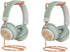 2Pcs Universal Metal Headphone Stand, Desktop Vertical Display Stand for Gaming Headset, Rose Gold