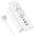 Jgstkcity Recessed Power Strip with 30W USB C,Ultra Thin Flat Plug Power Strip,2