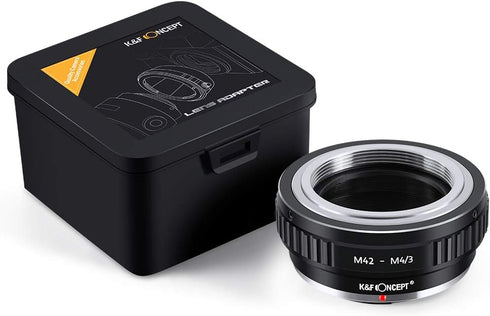 K&F Concept M42 Lens to Micro 4/3 Lens Adapter - Fits Olympus PE, Panasonic Lumix