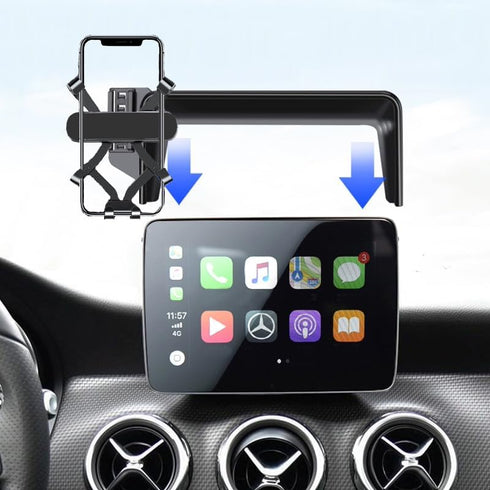 Car Phone Holder for 2015-2019 Mercedes GLA X156 CLA C117 W117, Phone Stand for 8-inch Navigation Screen